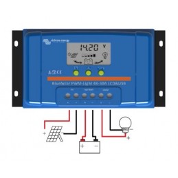 Régulateur BlueSolar PWM LCD-USB 48V-10A