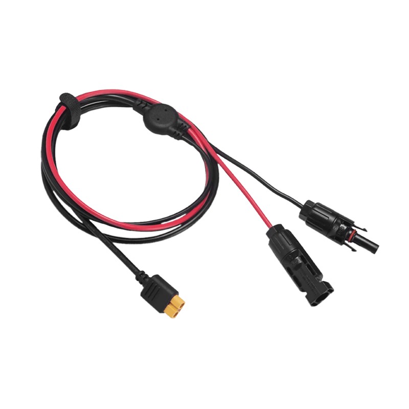 Câble compatible MC4 vers DC 5,5 x 2,1 mm, Câbles pour panneaux et  batteries