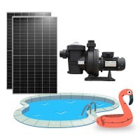 Nos kits de pompe solaire pour votre piscine sans pose